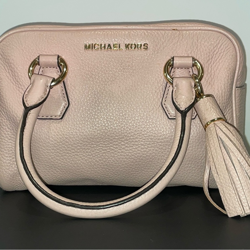 Michael Kors Pink Leather Handbag and Bifold Wallet